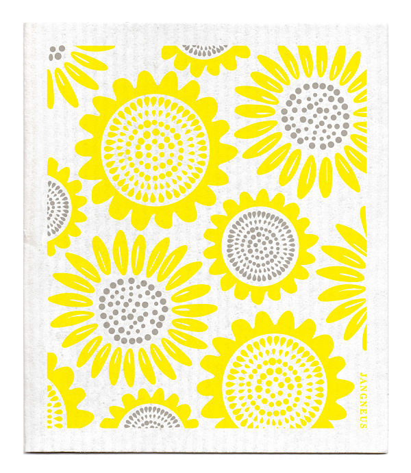 Swedish Sunflower Yellow Dishcloth