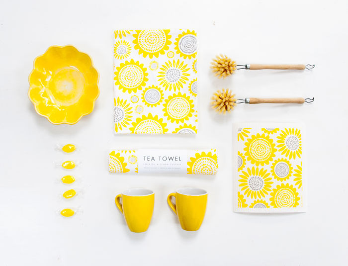 Swedish Dishcloth - Sunflower - Yellow