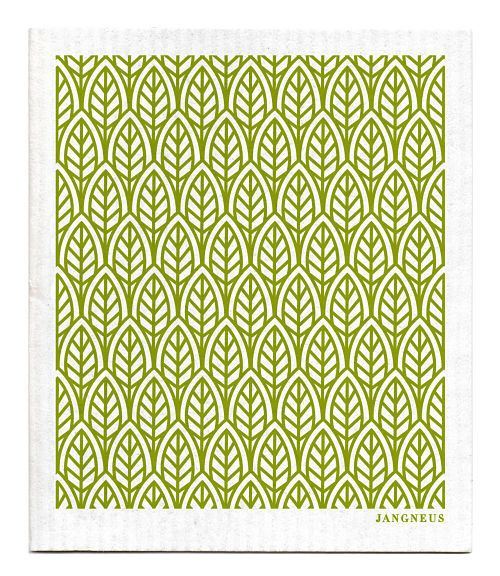 Swedish Dishcloth - New Leaves - Green