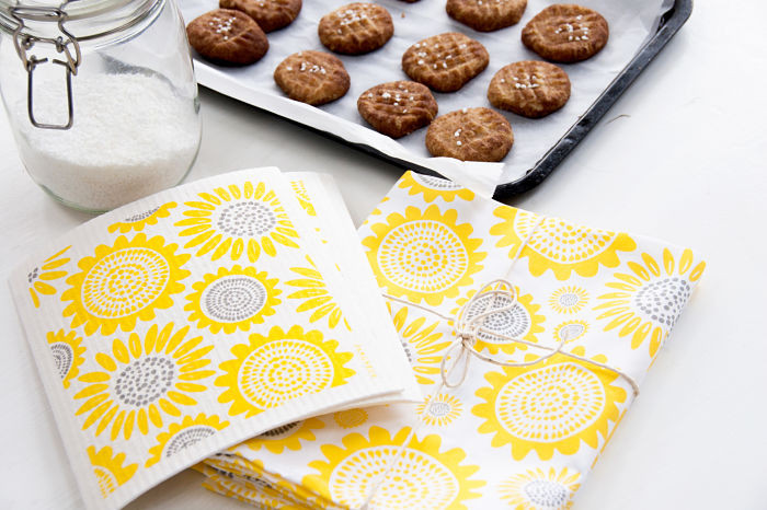 Swedish Kitchen Towels - Sunflower - Yellow