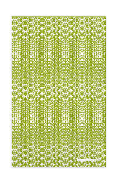 Swedish Kitchen Towels - Leaves - Green