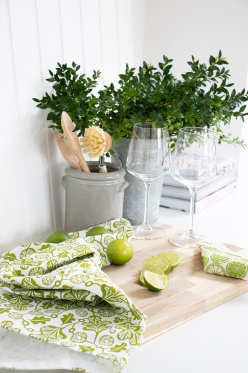 Swedish kitchen towel made from natural linen and cotton by Jangneus