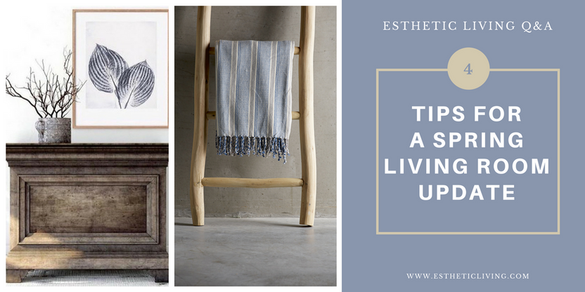 Q + A: How to Stylishly Update Your Living Room for Spring