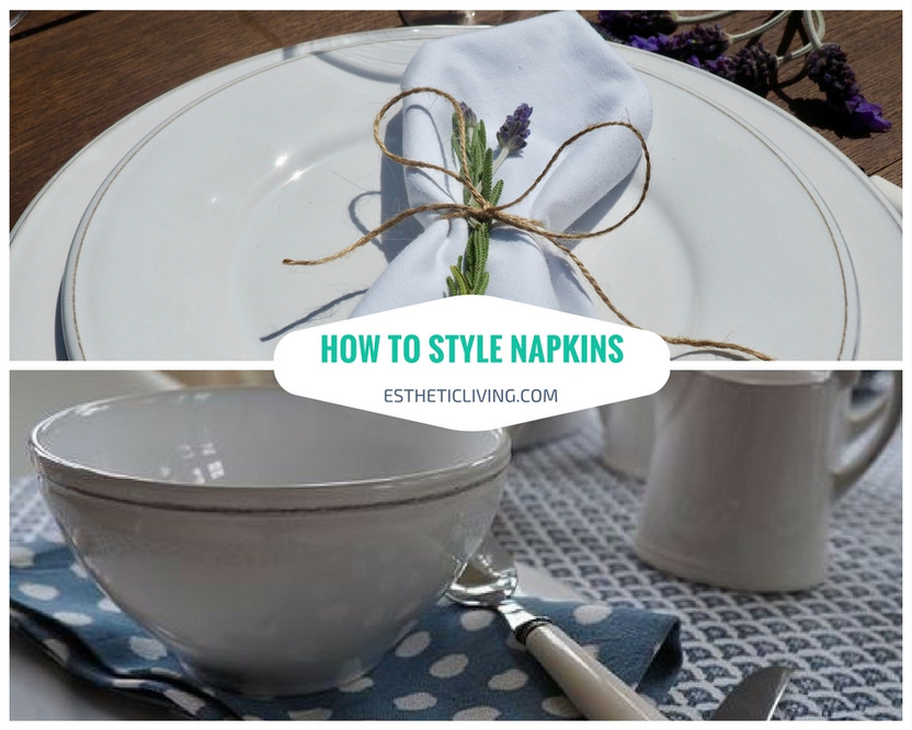 How to Style Napkins Two Easy Ways this Season 