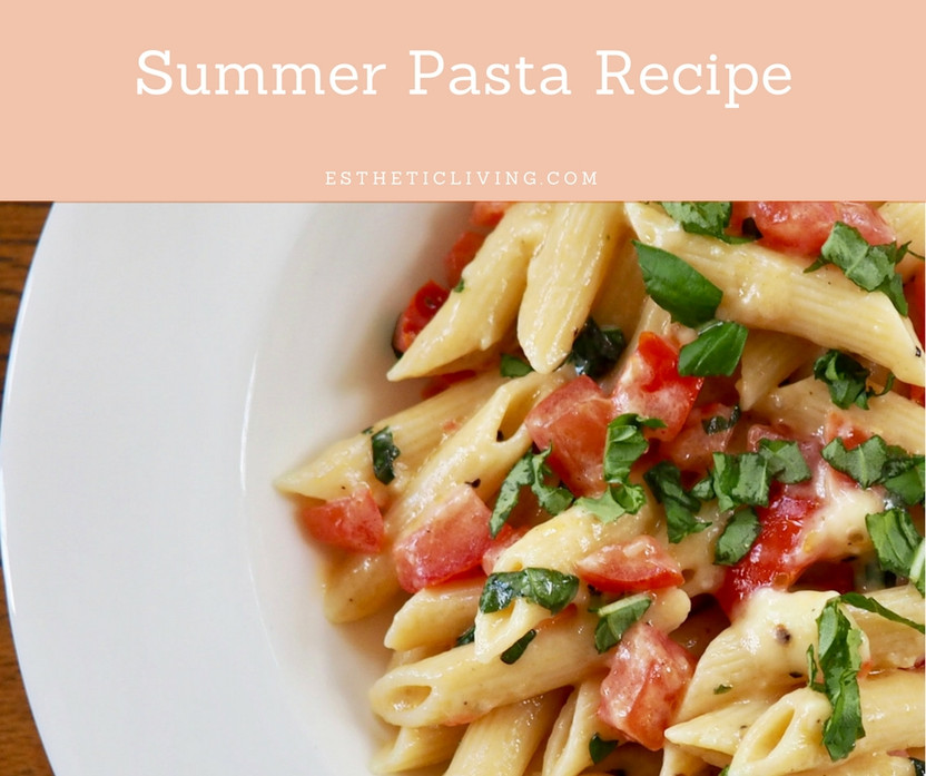 Gina's Summer Pasta Recipe: ​Penne with Brie, Tomatoes and Basil