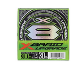 YGK X8 XBraid Upgrade 300M 16LB 7KG High Vis Lime Green 0.8PE (WX Coating)