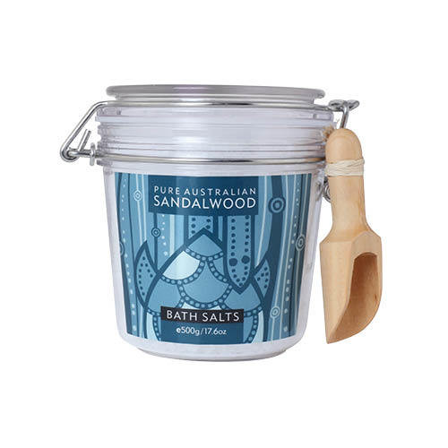 Pure Australian Sandalwood Bath Salts 500g