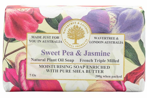 Sweet Pea & Jasmine Soap Bar 200g