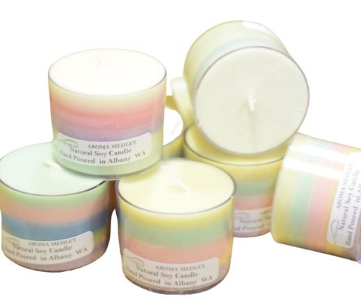 Aroma Medley Soy Wax Candle - Approx Burn Time 15-20hrs