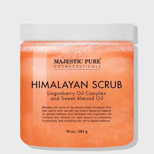 Himalayan Salt Scrub - Lingoberry Oil Complex and Sweet Almond Oil