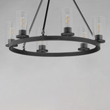 Concord 6-Light 29" Wide Black Chandelier