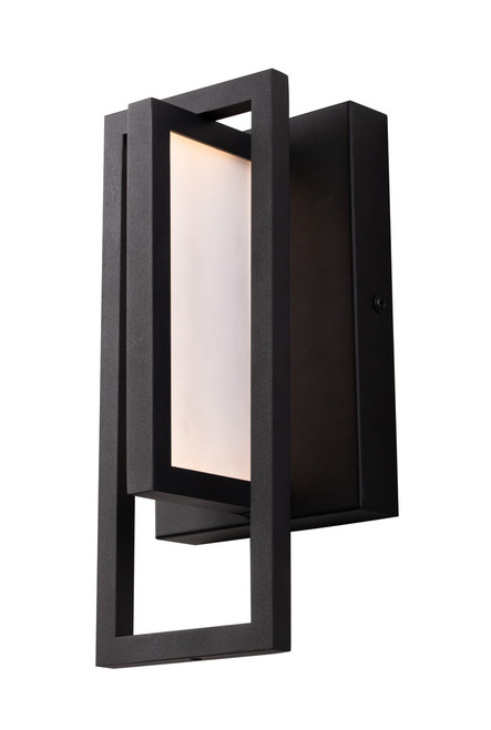 Formation 1-Light 4.75" Wide Black Outdoor Wall Sconce