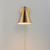 Library 1-Light 7" Wide Heritage Brass Wall Sconce