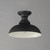 Barnlight 1-Light 12" Wide Black Indoor / Outdoor Flush Mount