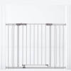 Dreambaby Ava Gate + 1 x 9cm & 1 x 18cm Extension - White - 76cm Tall - (Fits Gaps 75cm - 108cm)