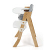 Babylo Oslo 2 in 1 Wooden Highchair side