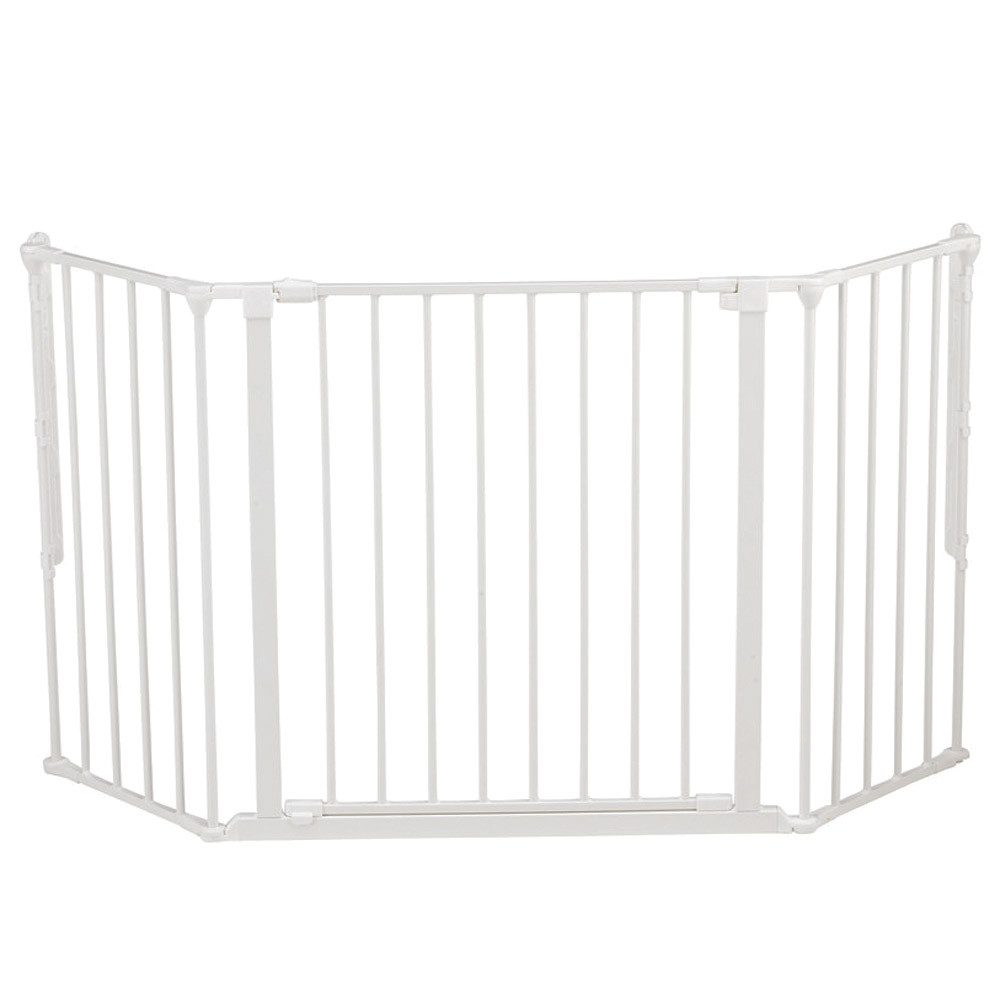 BabyDan Room Divider XXL White 90360cm + Wall Fittings BabySafety.ie