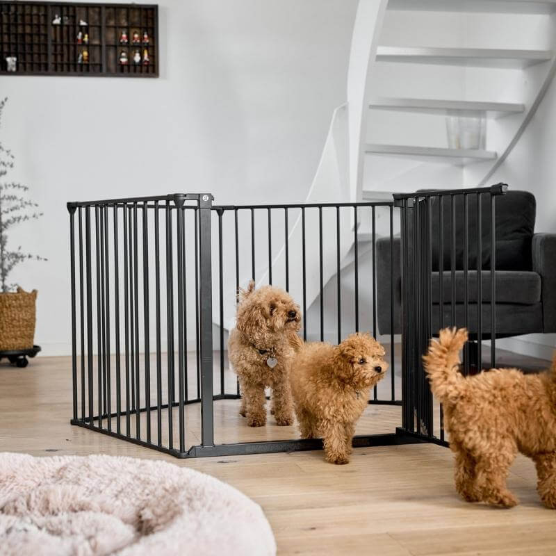 DogSpace Max Multi Expandable Dog Room Divider / Pet Pen -Black ...