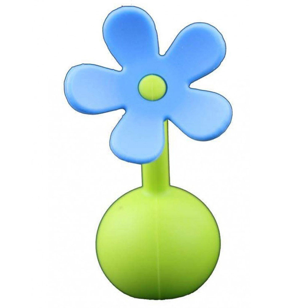 Haakaa Silicone Breast Pump Flower Stopper Blue