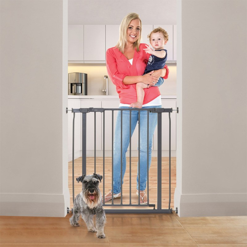 Dreambaby Ava Metal Pressure Safety Gate Charcoal