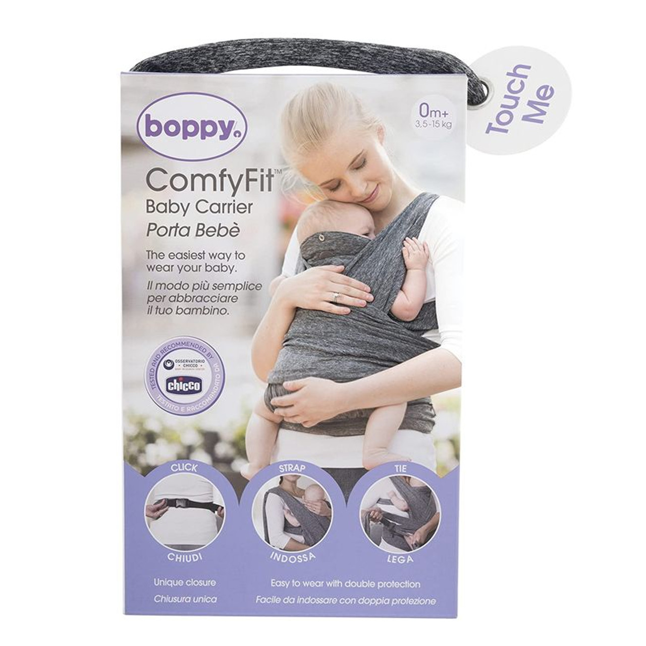 comfy fit baby carrier boppy