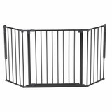 DogSpace Max M Multi Expandable Dog Gate, Black (90-146cm)