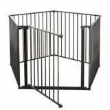 DogSpace Max Multi Expandable Dog Room Divider / Pet Pen, Black (90-350cm) Pet pen