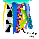Lamaze Sprinkles the Jellyfish Mini Clip n Go Soft Toy Ring