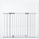 Dreambaby Ava Gate + 1 x 9cm & 1 x 18cm Extension - White - 76cm Tall - (Fits Gaps 75cm - 108cm)