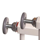 BabyDan Danamic Danamic Pressure Indicator Gate White - Grey Fittings