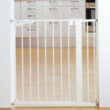 BabyDan Danamic Danamic Pressure Indicator Gate White - Grey Fittings