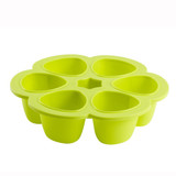 Beaba MultiPortions Silicone 6x90ml Neon