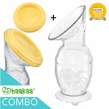 Haakaa Silicone Breast Pump 150ml with Lid Main Image