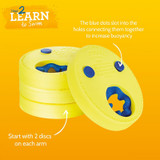 Zoggs Kids' Lightweight and Comfortable Foam Float Discs Product Image Three
