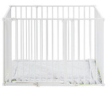 Babydan Square Playpen / Park-A-Kid with Urban Playmat - White Main Image