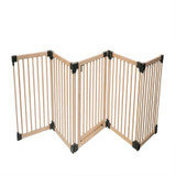 Wooden Multi Panel Multi Use Safety Barrier 96.5 to 256.5cm