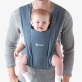 Ergobaby Embrace From Newborn - Oxford Blue male model