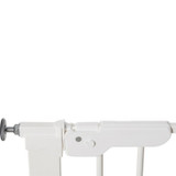 BabyDan Premier Pressure Indicator Gate, White (73.5cm - 151.7cm) latch lock| BabySafety.ie