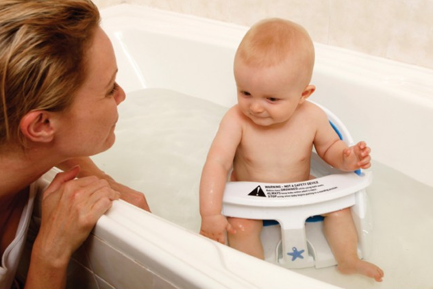 Dreambaby Bath Seat W/Foam Padding & Heat Sensor BabySafety.ie