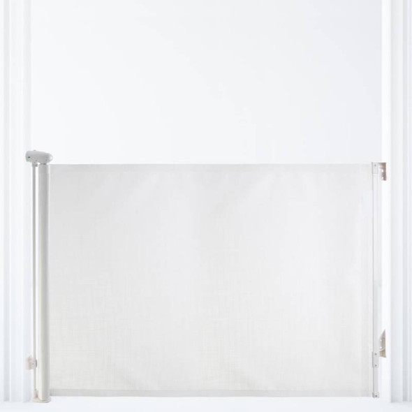 Dreambaby Glide & Hide Xtra-Tall & Xtra-Wide Retractable Mesh Gate - 60-140cm - White