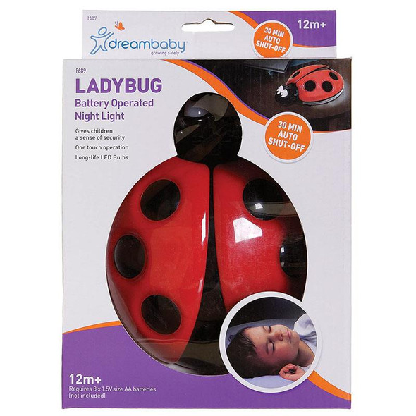 Dreambaby Ladybug Night Light (Battery Operated)