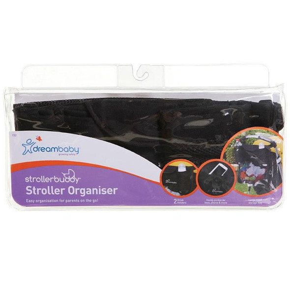 Dreambaby Stroller Buddy Organiser with 2 Cup Holders box