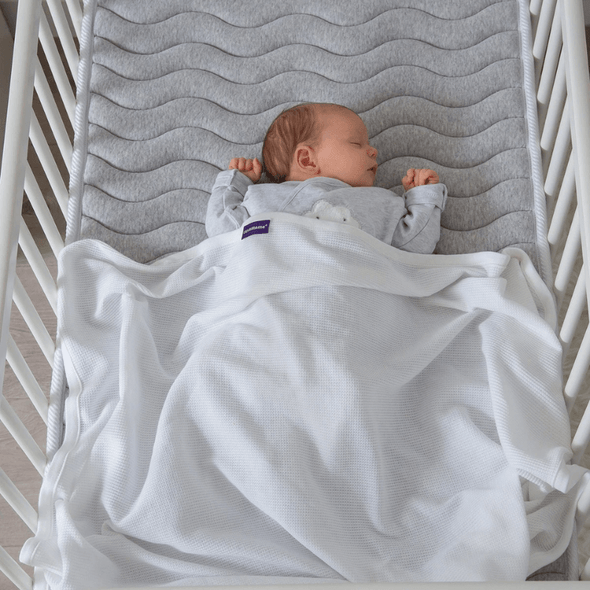 Clevamama Cellular Baby Blanket 70 x 90cm White