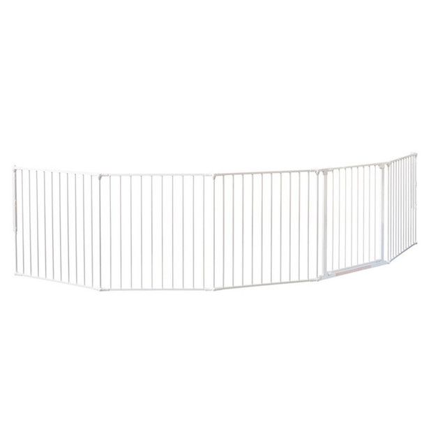 BabyDan Room Divider XXL White 90360cm + Wall Fittings BabySafety.ie