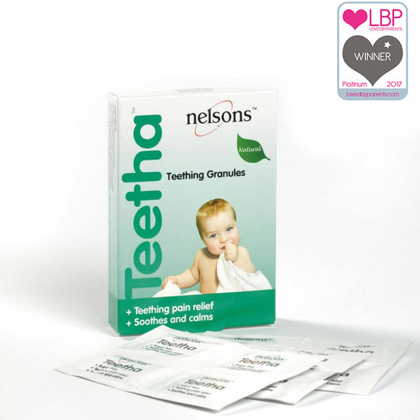 Nelsons Teetha Natural Teething Granules 24 Sachets Main Image