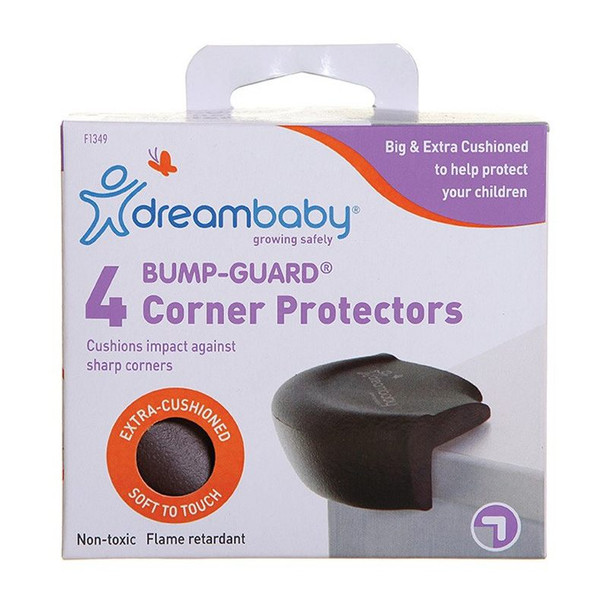 Dreambaby Bump-Guard® Corner Protectors 4 Pk - Brown box