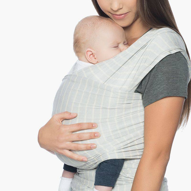 Ergobaby Aura Lightweight Wrap From 3.6kg - Grey Stripes