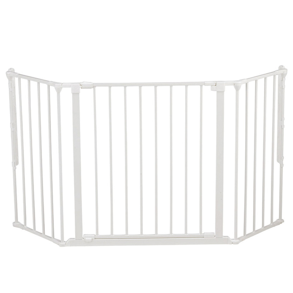 BabyDan Room Divider XXL White 90360cm + Wall Fittings BabySafety.ie