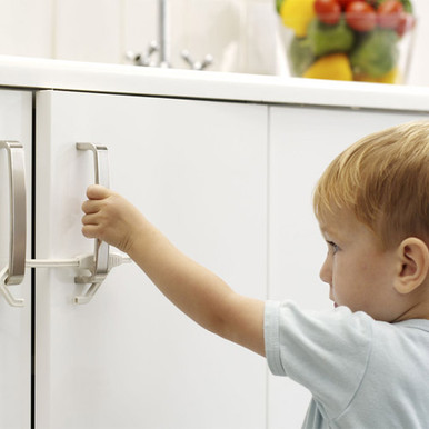 BabyDan Child Kitchen Safety Cabinet and Fridge Lock - How To Use