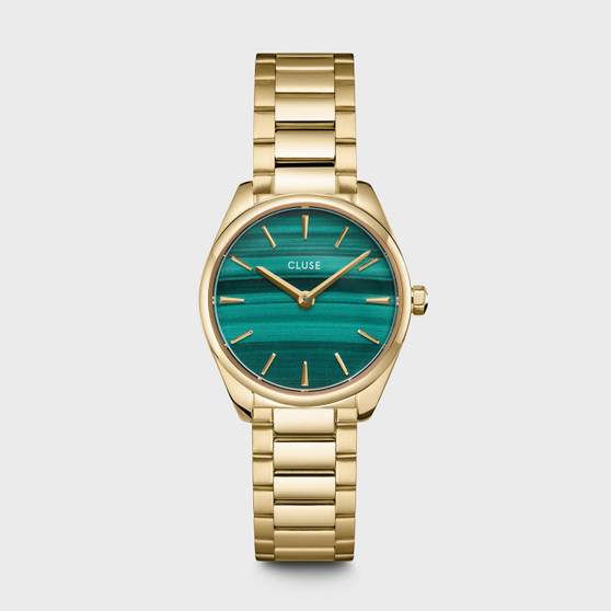 CLUSE Feroce Mini Green/Gold Link CW11702